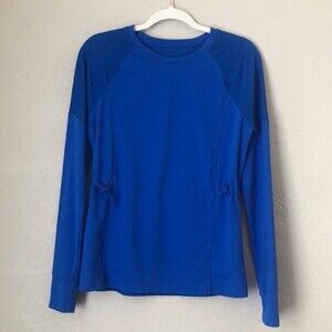 Fabletics Lana Cinched Waist Long Sleeve Shirt Size M?
